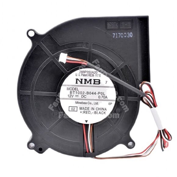 NMB-MAT BT1002-B044-P0L DC 12V 0.70A 10025 Blower Cooling Fan