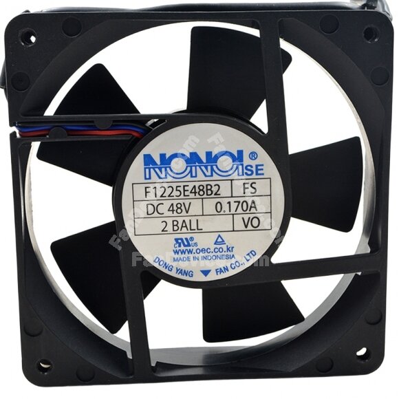 NONOI F1225E48B2 FS DC 48V 0.17A 12025 Axial Cooling Fan