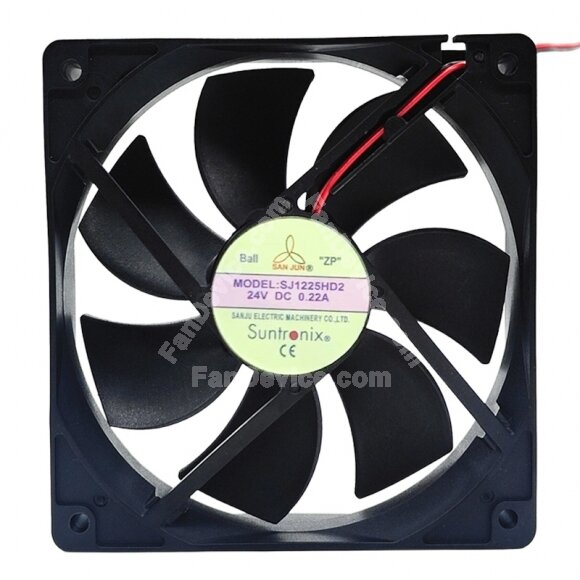 SANJUN Suntronix SJ1225HD2 DC 24V 0.22A 12025 Axial Ball Bearing Cooling Fan