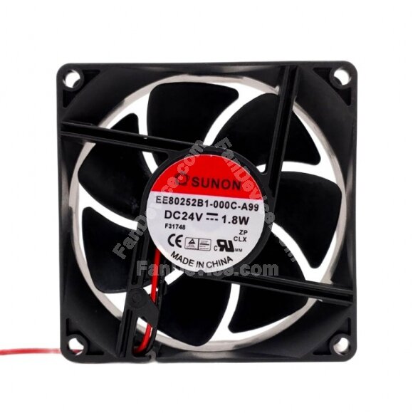 Sunon EE80252B1-000C-A99 DC 24V 1.8W 8025 Axial Cooling Fan