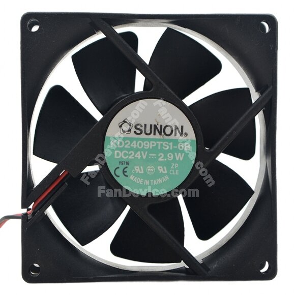 Sunon KD2409PTS1-6B DC 24V 2.9W 9025 Axial Cooling Fan