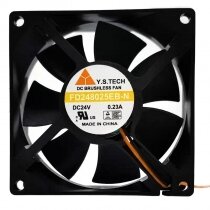 Y.S.TECH FD248025EB-N DC 24V 0.23A 8025 Axial Brushless Cooling Fan