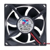 ARX FD1280-S3012C 12V 0.37A 8025 DC Brushless Axial Cooling Fan