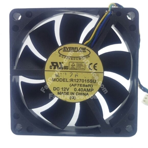 EVERFLOW R127015SU DC 12V 0.40AMP 7015 Axial Cooling Fan