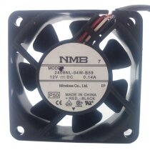 NMB 2408NL-04W-B59 DC 12V 0.14A 6020 Axial Cooling Fan