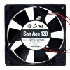 Sanyo Denki 109P1212H401 DC 12V 0.45A 12025 Axial Cooling Fan