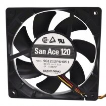Sanyo Denki 9G1212P4H051 DC 12V 0.31A 12025 Axial Cooling Fan