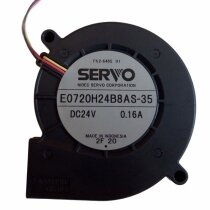 Servo E0720H24B8AS-35 DC 24V 0.16A 7020 Blower Cooling Fan