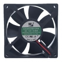 YM DA08025B12HA DC 12V 0.40A 8025 Axial Cooling Fan