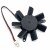 Power Logic PLD05010S12H DC 12V 0.20A 2 Wires Axial Cooling Fan