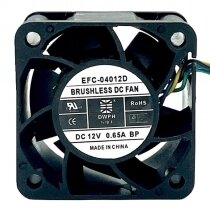 DWPH EFC-04012D DC 12V 0.65A 4028 Axial Brushless Cooling Fan