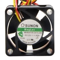 Sunon Maglev MB40201VX-D070-G99 DC 12V 1.38W 4020 Axial Cooling Fan