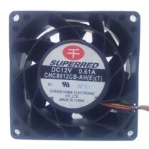 SuperRed CHC8012CB-AH(E)(T) DC 12V 0.61A 8038 Axial Cooling Fan