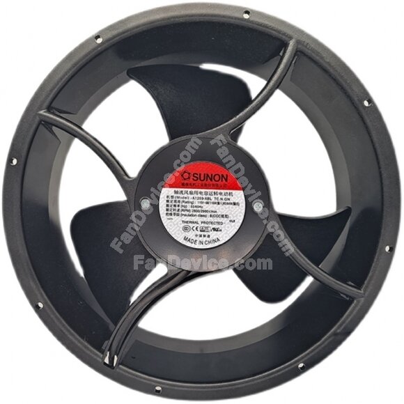 Sunon A1259-XBL AC 115V 25489 Thermal Protected Axial Cooling Fan