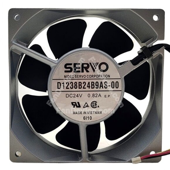 Servo D1238B24B9AS-00 DC 24V 0.82A 2 Wires / 3 Wires Axial Cooling Fan