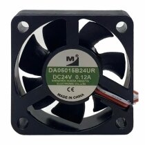 YM DA05015B24UR DC 24V 0.12A 2 Wires / 3 Wires Axial Cooling Fan