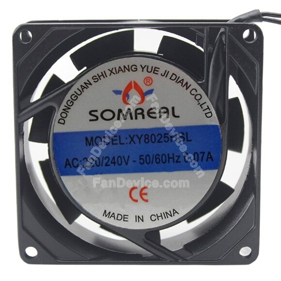SOMREAL XY8025HSL AC 220/240V 0.07A 8025 Axial Cooling Fan