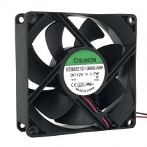 Sunon EE80251S1-0000-A99 DC 12V 1.7W 2 Wires Axial Cooling Fan