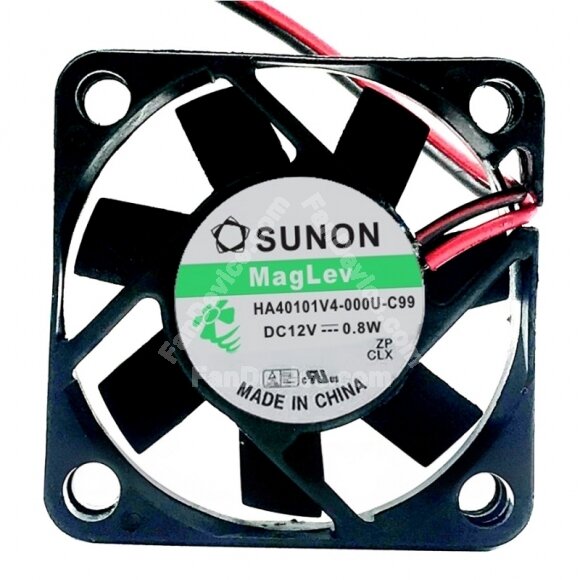 Sunon HA40101V4-000U-C99 DC 12V 0.8W 2 Wires / 3 Wires Axial Cooling Fan