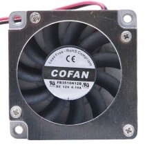 COFAN FB3510H12B DC 12V 0.10A 2 Wires Blower Cooling Fan