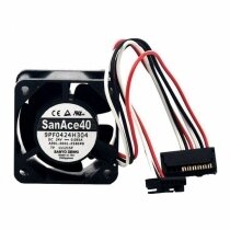Sanyo Denki 9PF0424H304 A90L-0001-0580#B DC 24V 0.095A 3 Wires Axial Cooling Fan