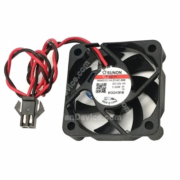 Sunon HA40101V4-D14C-999 DC 12V 0.8W 2 Wires Axial Cooling Fan