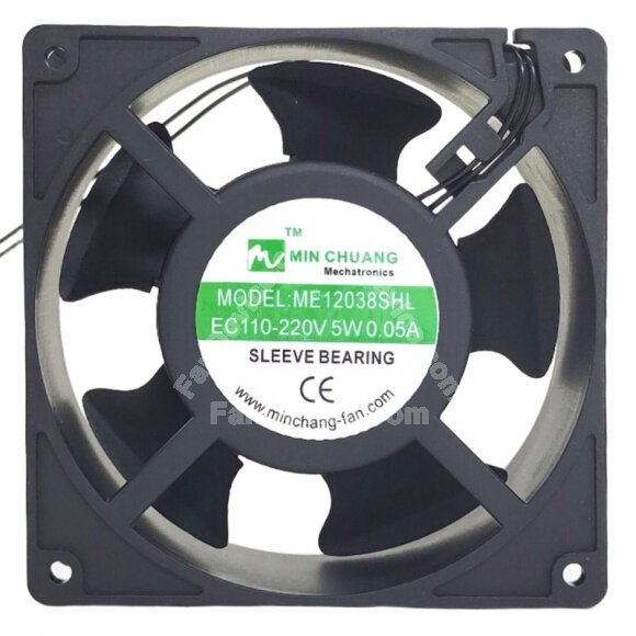 MIN CHUANG ME12038SHL EC 110-220V 0.05A 5W Sleeve Bearing Axial Cooling Fan