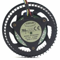 EVERFLOW B128025BU DC 12V 2.0AMP Axial Cooling Fan