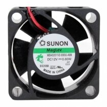 Sunon MB40201V2-000U-A99 DC 12V 0.60W 2 Wires Axial Cooling Fan