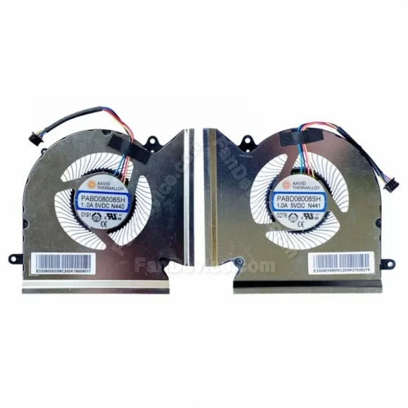 CPU & GPU Fan for MSI GE66 GP66 GL66 10SE/UG/UH MS-1541 MS-1542 PABD08008SH