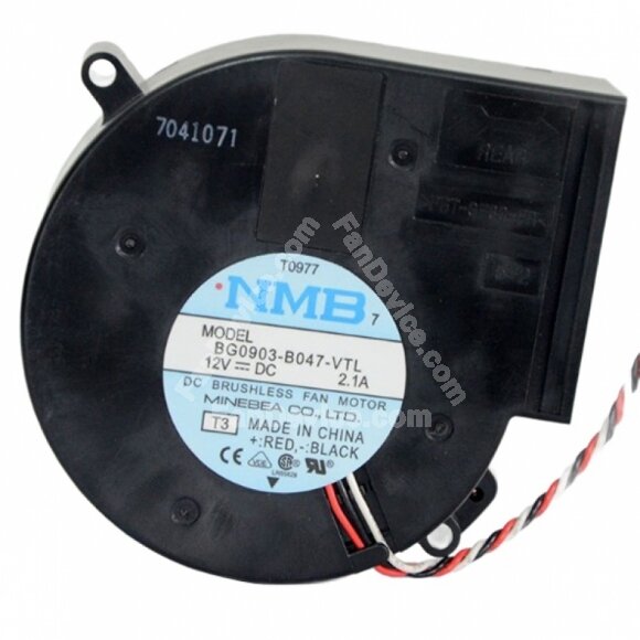 NMB BG0903-B047-VTL 12V 2.1A 3 Wires 9733 DC Brushless Blower Fan