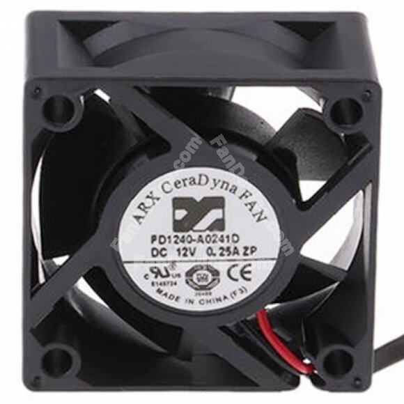 ARX FD1240-A0241D DC 12V 0.25A 2 Wires 4020 Axial Cooling Fan