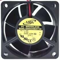 ADDA AD06024XB257100 24V 0.18A 2 Wires 6025 DC Brushless Axial Fan