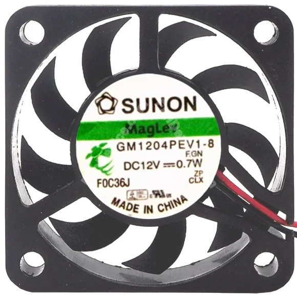 Sunon GM1204PEV1-8 12V 0.7W 2 / 3 Wires Axial Fan