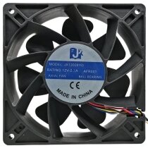 JX JX12038YD 12V 2.7A 4 Wires Ball Bearing Cooling Fan