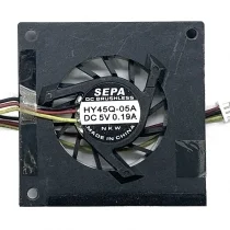 SEPA HY45Q-05A 5V 0.19A 4 Wires Cooling Fan