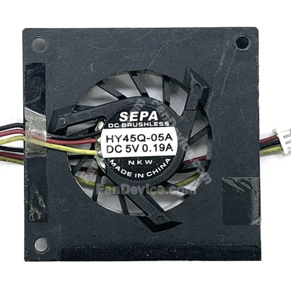 SEPA HY45Q-05A 5V 0.19A 4 Wires Cooling Fan