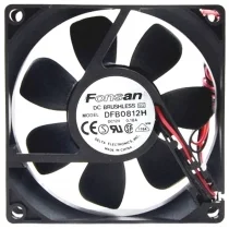 Fonsan DFB0812H 12V 0.18A 2 Wires Axial Cooling Fan