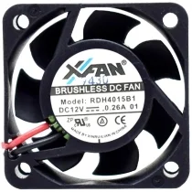 XFAN RDH4015B1 12V 0.26A 2 Wires Axial Cooling Fan