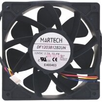 MARTECH DF1203812B2UN 12V 2.7A 32.4W 2 / 3 / 4 Wires Cooling Fan