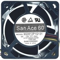Sanyo 9G0612P1G131 12V 1.54A 2 / 3 / 4 Wires Cooling Fan
