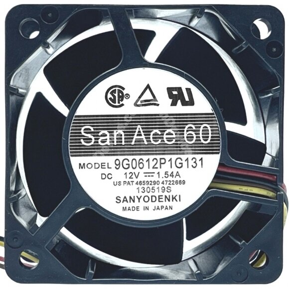 Sanyo 9G0612P1G131 12V 1.54A 2 / 3 / 4 Wires Cooling Fan