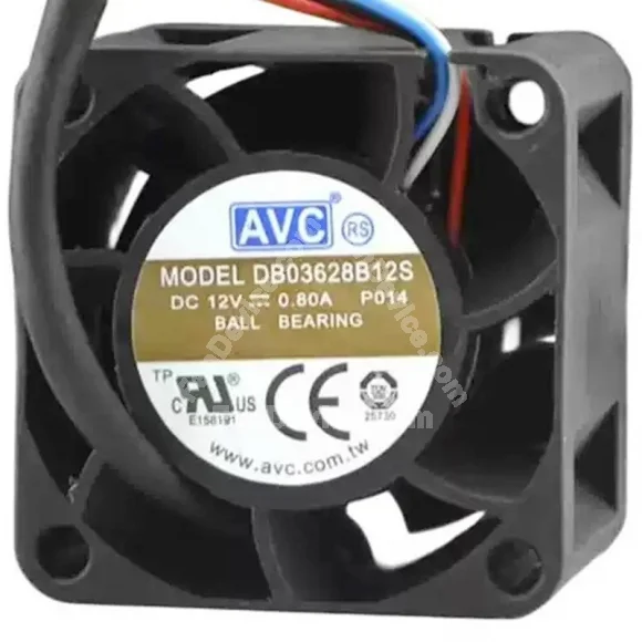 AVC DB03628B12S 12V 0.80A 2 / 3 / 4 Wires Cooling Fan