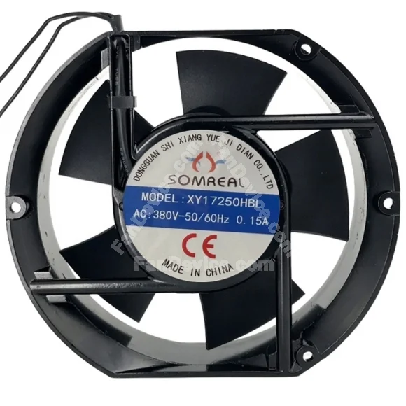 SOMREAL XY17250HBL 380V 0.15A 2 Wires Axial Cooling Fan