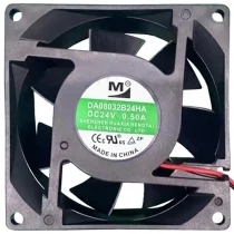 YM DA08032B24HA 24V 0.50A 2 Wires Axial Cooling Fan