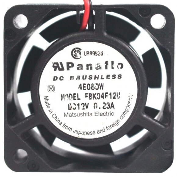 Panaflo FBK04F12U 12V 0.23A 2 Wires Axial Cooling Fan