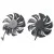 APISTEK GA91B2U 12V 0.40A 4 Wires Axial Cooling Fan