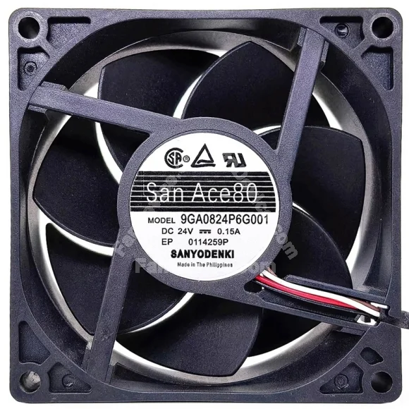 Sanyo 9GA0824P6G001 24V 0.15A 2 / 3 / 4 Wires Cooling Fan