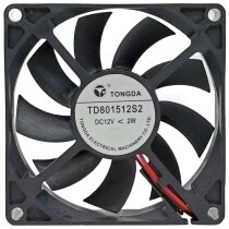 TONGDA TD801512S2 12V 2 Wires Axial Cooling Fan