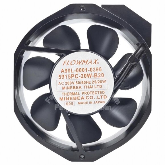 FLOWMAX A90L-0001-0396 5915PC-20W-B20 200V 25/28W Cooling Fan